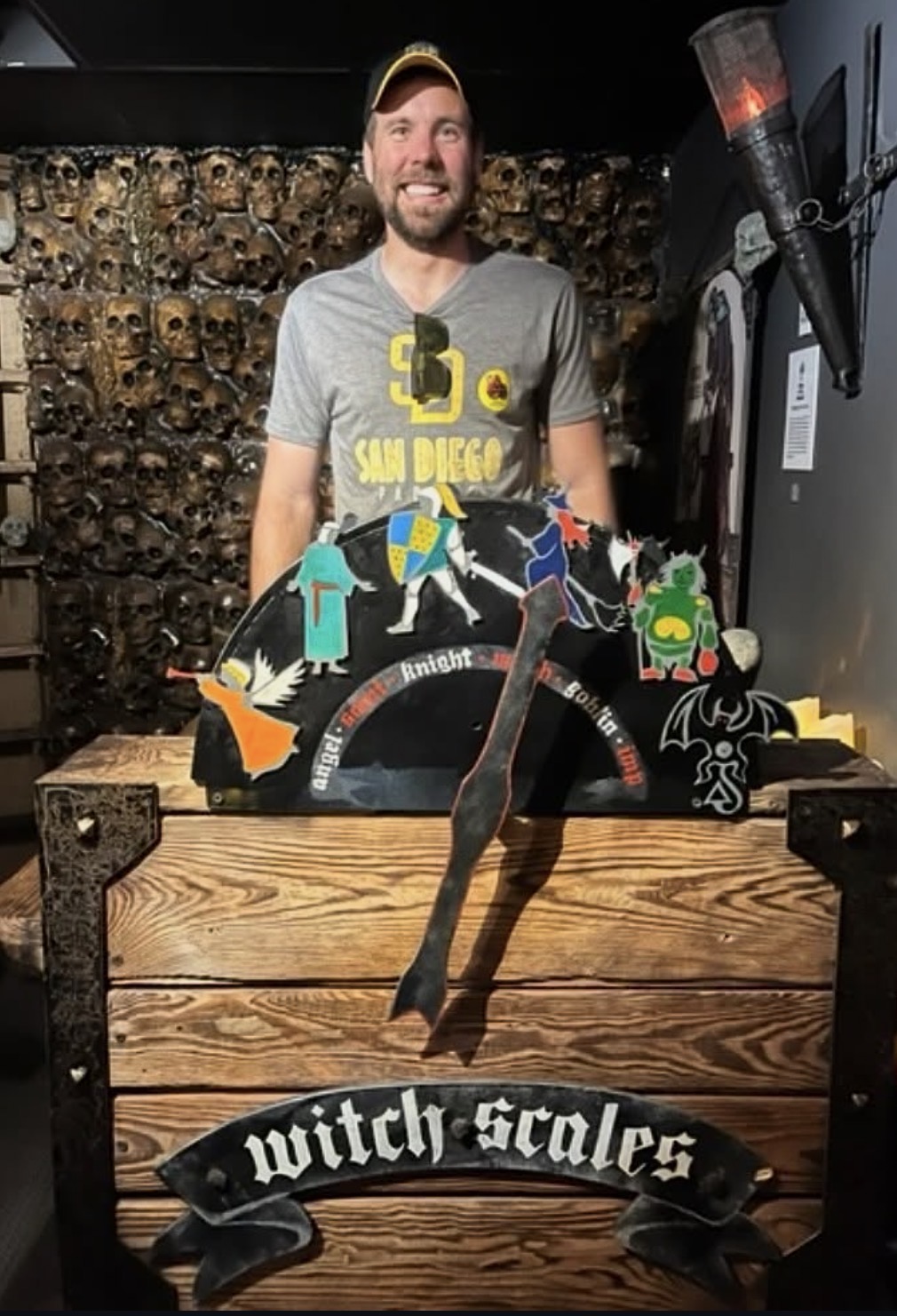 Gregory exploring a museum