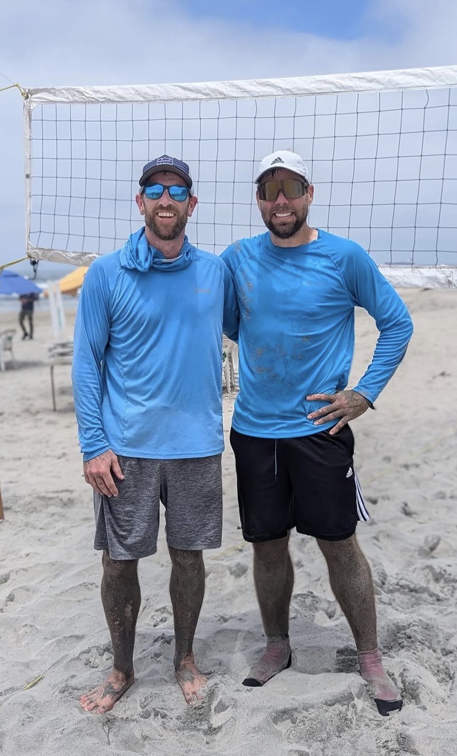 Gregory at a beach volleyball tournament
